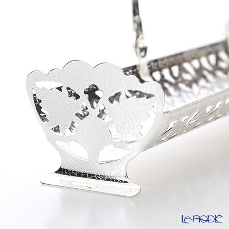 クイーン アン QUEEN ANNE（イギリス製銀メッキ） ビスケットトレイ ハンドル付 0／352