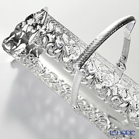 クイーン アン QUEEN ANNE（イギリス製銀メッキ） ビスケットトレイ ハンドル付 0／352