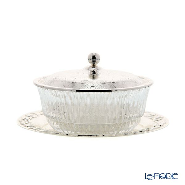 クイーン アン QUEEN ANNE（イギリス製銀メッキ） ボウル トレイ・蓋付 0／471