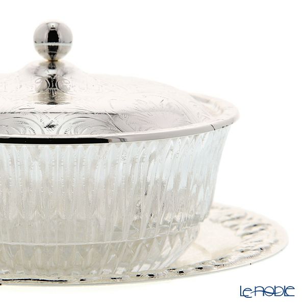 クイーン アン QUEEN ANNE（イギリス製銀メッキ） ボウル トレイ・蓋付 0／471