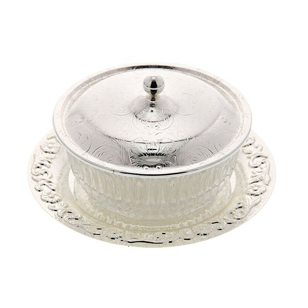 クイーン アン QUEEN ANNE（イギリス製銀メッキ） ボウル トレイ・蓋付 0／471