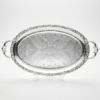 クイーン アン QUEEN ANNE（イギリス製銀メッキ） オーバルトレイ ハンドル付 0／6161