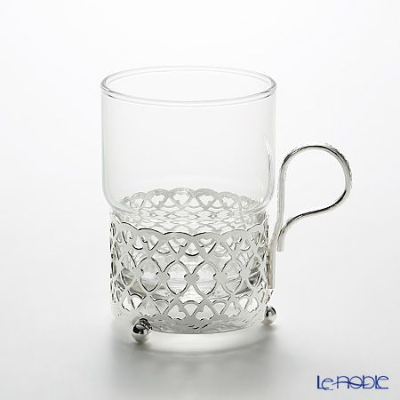 クイーン アン QUEEN ANNE（イギリス製銀メッキ） グラスカップ ハンドル付／アンティーク調 0／6322／A