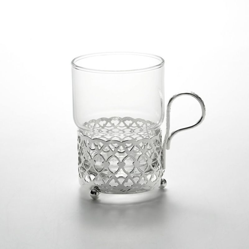 クイーン アン QUEEN ANNE（イギリス製銀メッキ） グラスカップ ハンドル付／アンティーク調 0／6322／A