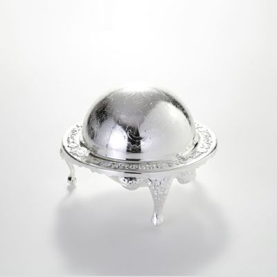 クイーン アン QUEEN ANNE（イギリス製銀メッキ） 2段ケーキスタンド