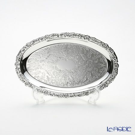 クイーン アン QUEEN ANNE（イギリス製銀メッキ） オーバルトレイ S 0／6852／2