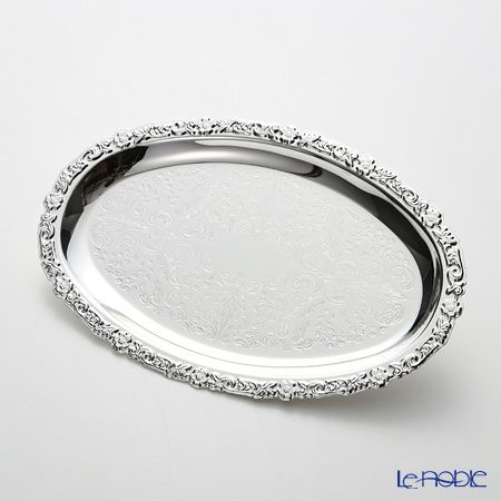 クイーン アン QUEEN ANNE（イギリス製銀メッキ） オーバルトレイ S 0／6852／2
