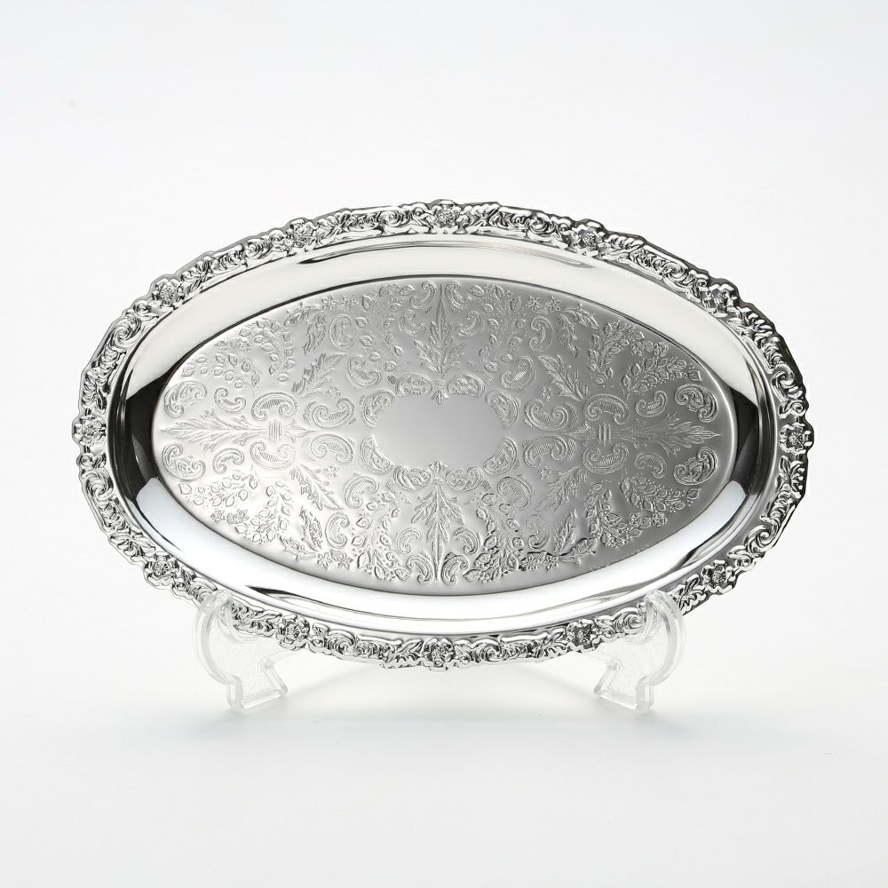 クイーン アン QUEEN ANNE（イギリス製銀メッキ） オーバルトレイ S 0／6852／2