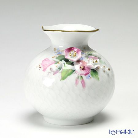 マイセン（Meissen） 波の戯れ 719391／50146 花瓶 小花 9cm