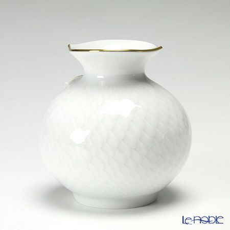 マイセン（Meissen） 波の戯れ 719391／50146 花瓶 小花 9cm