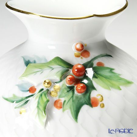 マイセン（Meissen） 波の戯れ 719391／50904 花瓶 ヒイラギ 9cm