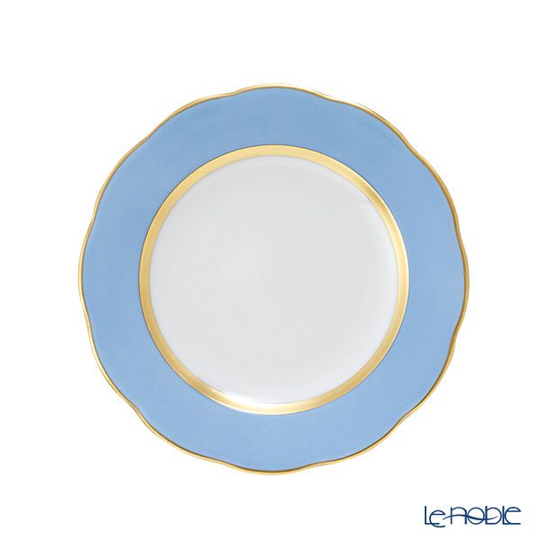 ヘレンド シルクリボン CB14 プレート 12.5cm 20512-0-00 小皿／豆皿（ブルー）