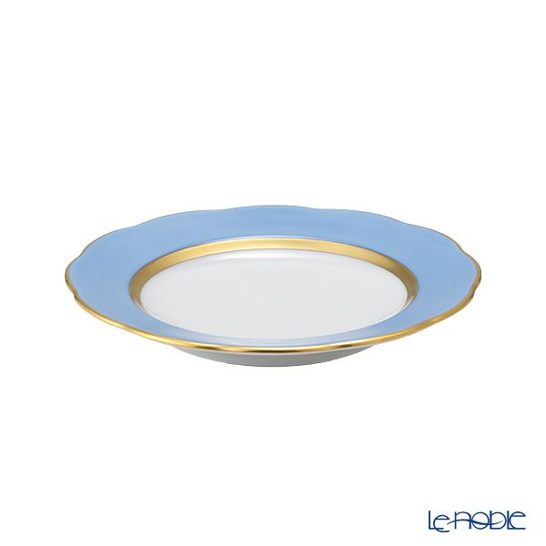 ヘレンド シルクリボン CB14 プレート 12.5cm 20512-0-00 小皿／豆皿（ブルー）