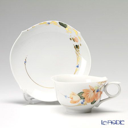 マイセン（Meissen） ベゴニア 720290／28633 ティーカップ＆ソーサー 170ml