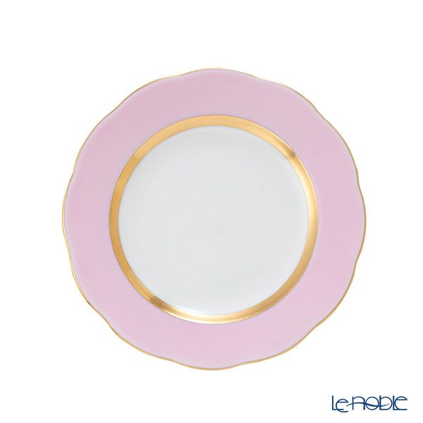 ヘレンド シルクリボン CP01 プレート 12.5cm 20512-0-00 小皿／豆皿（ライトピンク）
