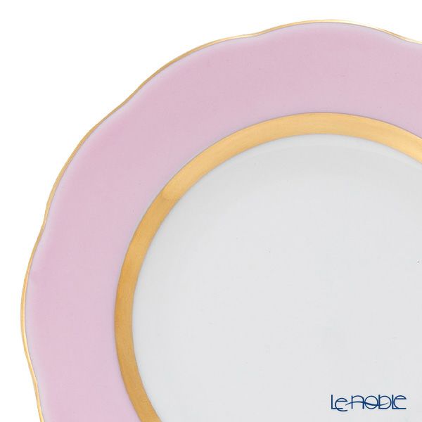 ヘレンド シルクリボン CP01 プレート 12.5cm 20512-0-00 小皿／豆皿（ライトピンク）