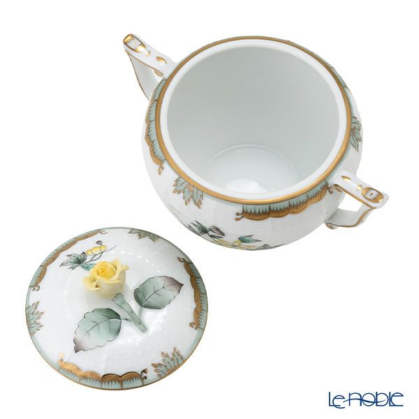 ヘレンド ヴィクトリア O-VBO-VX1 00472-0-09 シュガーポット ローズ 200ml