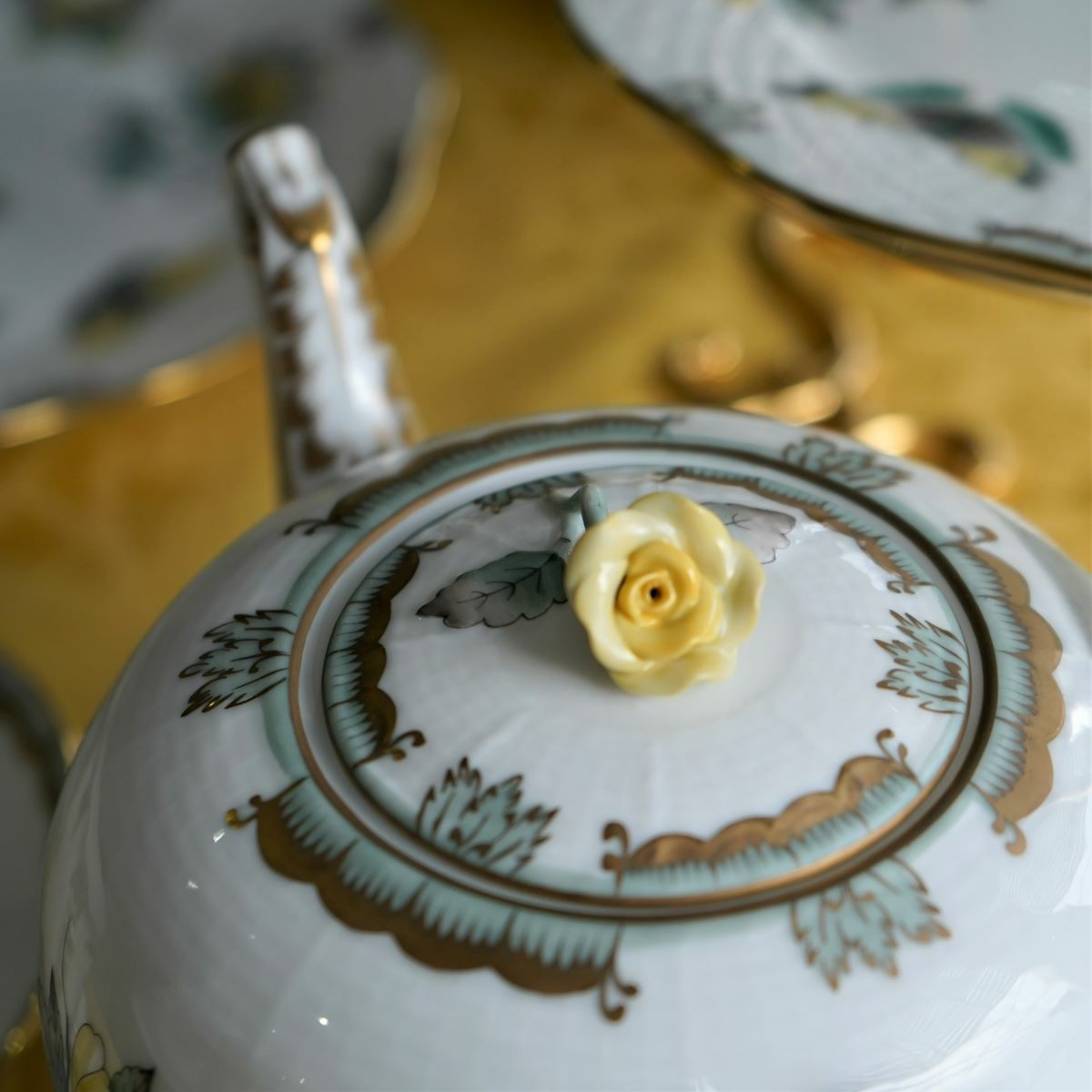 ヘレンド ヴィクトリア O-VBO-VX1 00606-0-09 ティーポット ローズ 800ml