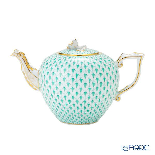 ヘレンド エカイユ グリーン VHV-RI-X2 ティーポット 800ml 20606-0-09