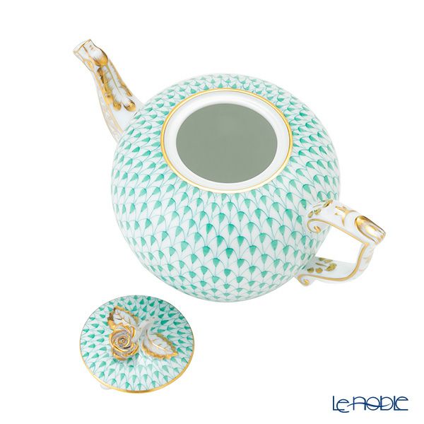 ヘレンド エカイユ グリーン VHV-RI-X2 ティーポット 800ml 20606-0-09