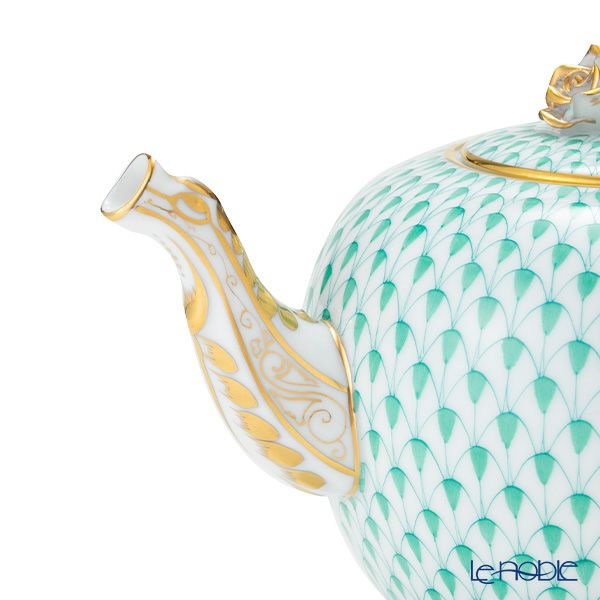 ヘレンド エカイユ グリーン VHV-RI-X2 ティーポット 800ml 20606-0-09