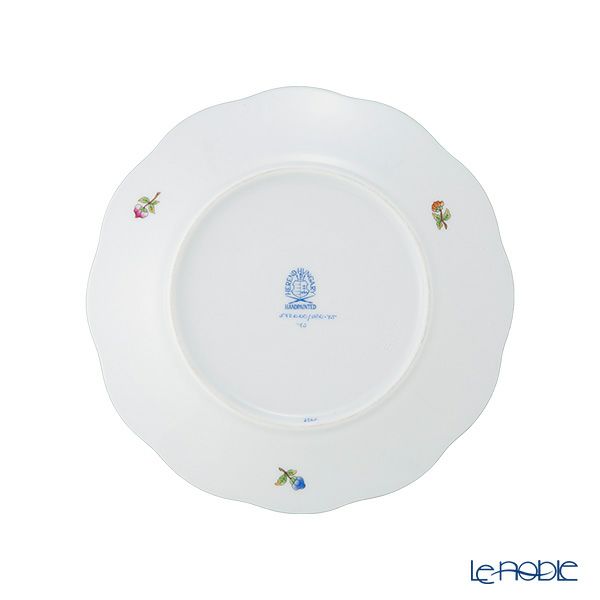 ヘレンド ヴィクトリア・ブーケ ライトオレンジ VBO-Y5 00517-0-00 プレート 19cm