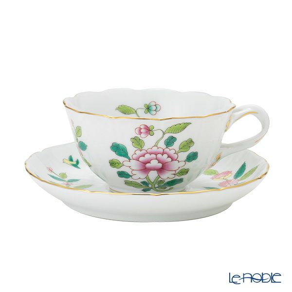 ヘレンド PAIX パイクス（ピンク） ティーカップ＆ソーサー 240ml 04247-0-00