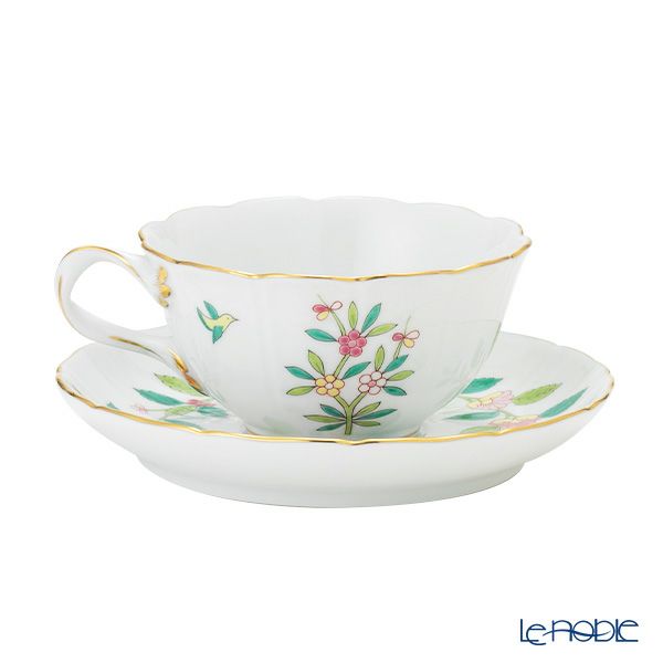 ヘレンド PAIX パイクス（ピンク） ティーカップ＆ソーサー 240ml 04247-0-00