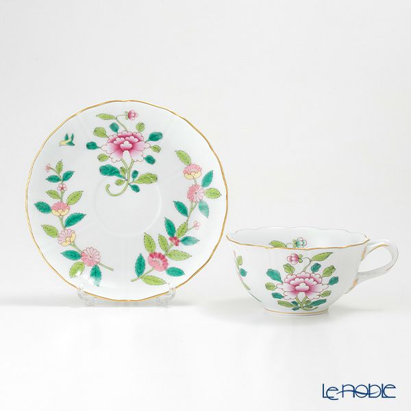 ヘレンド PAIX パイクス（ピンク） ティーカップ＆ソーサー 240ml 04247-0-00