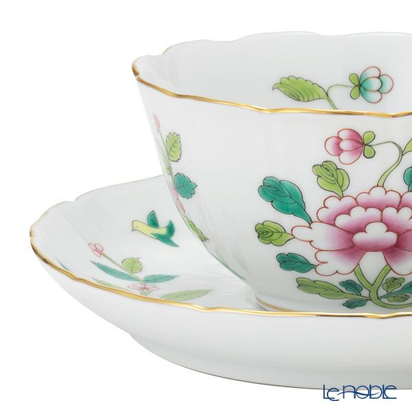 ヘレンド PAIX パイクス（ピンク） ティーカップ＆ソーサー 240ml 04247-0-00