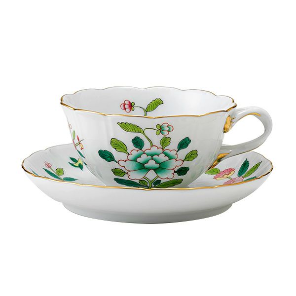 ヘレンド PAIX パイクス ブルー ティーカップ＆ソーサー 240ml 04247-0-00