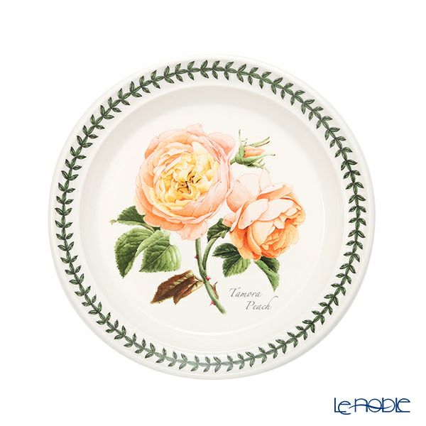 ポートメリオン ボタニックローズ プレート 21.5cm タモラピーチ