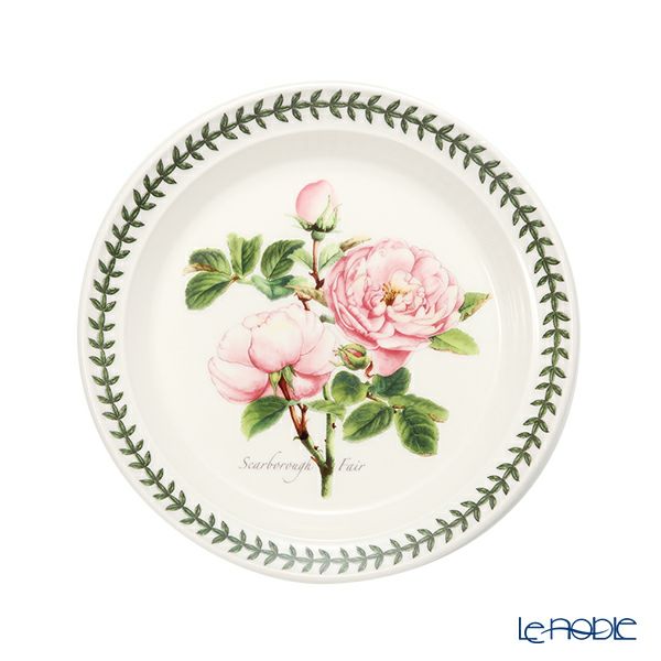 ポートメリオン ボタニックローズ プレート 21.5cm スキャボロフェアー