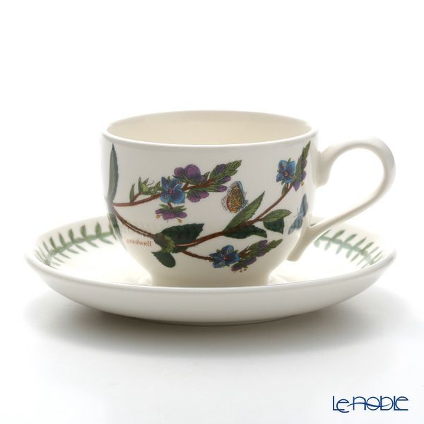 ポートメリオン ボタニックガーデン ティーカップ＆ソーサー 200ml クワガタソウ