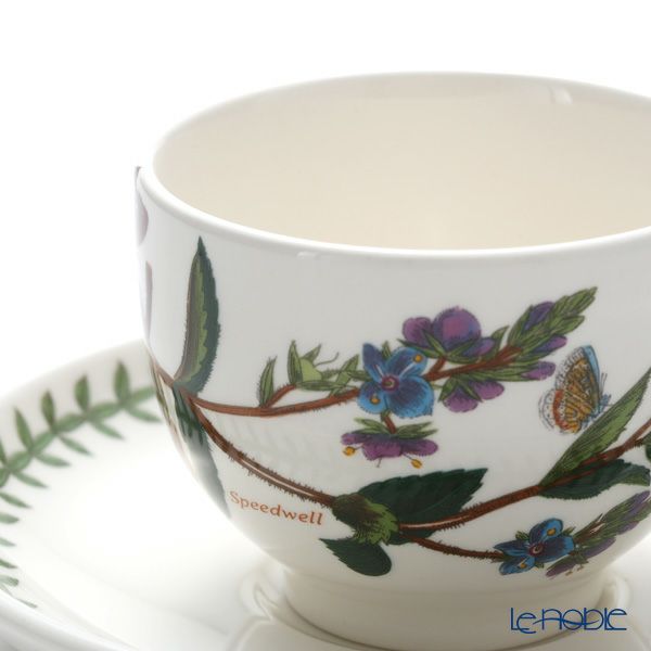 ポートメリオン ボタニックガーデン ティーカップ＆ソーサー 200ml クワガタソウ