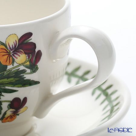 ポートメリオン ボタニックガーデン ティーカップ＆ソーサー 200ml サンシキスミレ