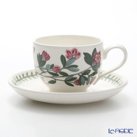 ポートメリオン ボタニックガーデン ティーカップ＆ソーサー 200ml シャクナゲ