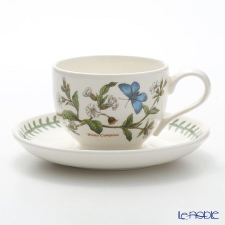 ポートメリオン ボタニックガーデン ティーカップ＆ソーサー 200ml ホワイトキャンピオン