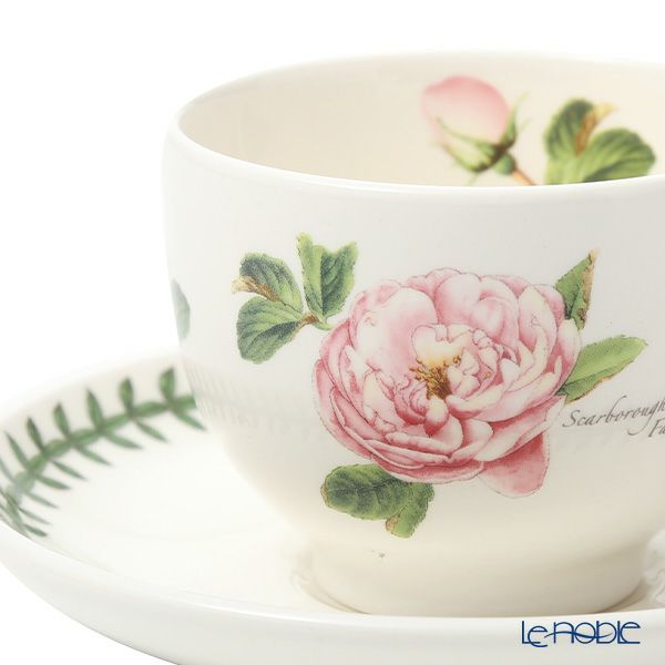 ポートメリオン ボタニックローズ ティーカップ＆ソーサー 200ml スキャボロフェアー