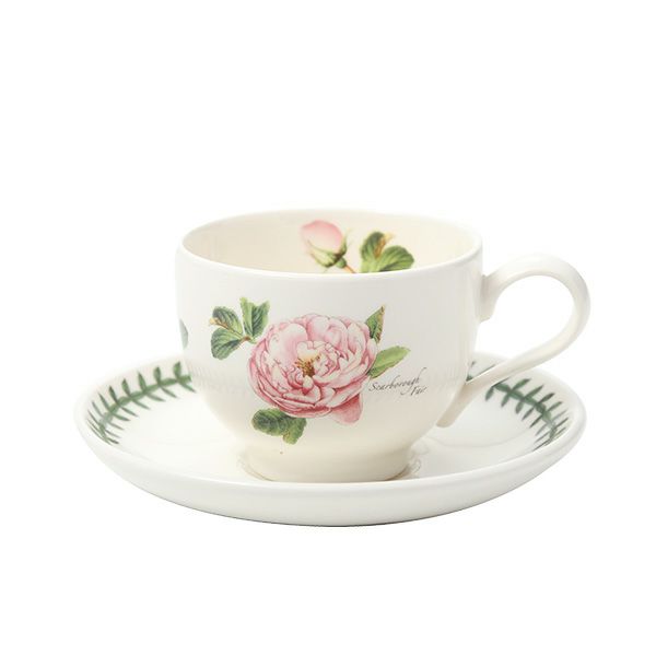 ポートメリオン ボタニックローズ ティーカップ＆ソーサー 200ml スキャボロフェアー