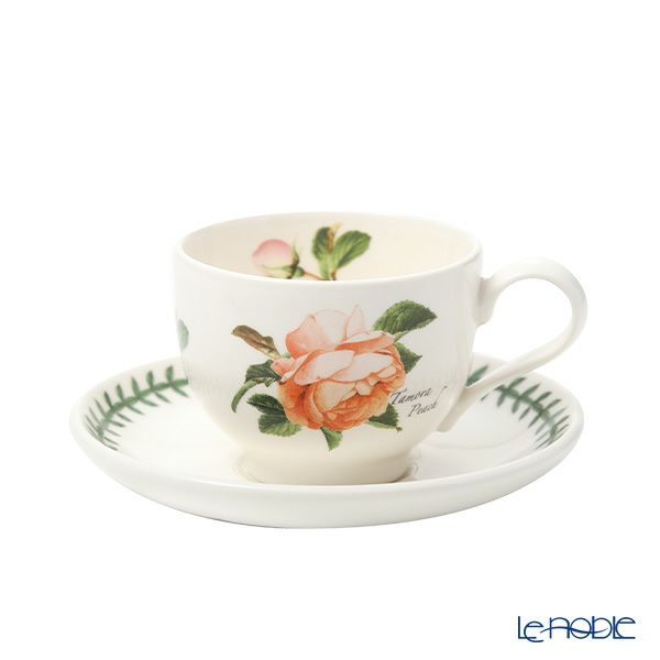 ポートメリオン ボタニックローズ ティーカップ＆ソーサー 200ml タモラピーチ