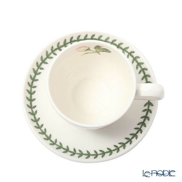 ポートメリオン ボタニックローズ ティーカップ＆ソーサー 200ml タモラピーチ