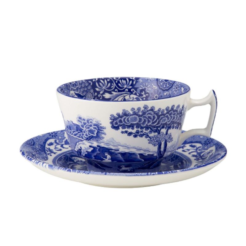 スポード ブルーイタリアン ブレックファーストカップ＆ソーサー