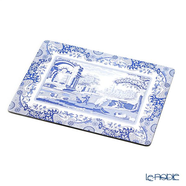 ピンパーネル スポードブルーイタリアン プレースマットセット 30×40 4枚