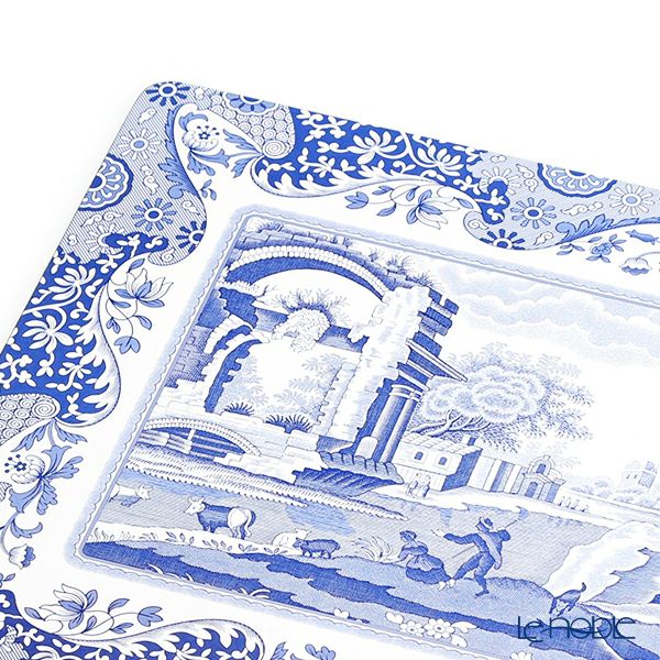 ピンパーネル スポードブルーイタリアン プレースマットセット 30×40 4枚