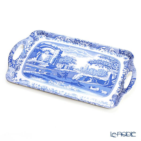 ピンパーネル スポードブルーイタリアン ラージ トレイ 48×29.5cm メラミン製