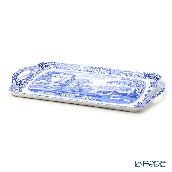ピンパーネル スポードブルーイタリアン ラージ トレイ 48×29.5cm メラミン製