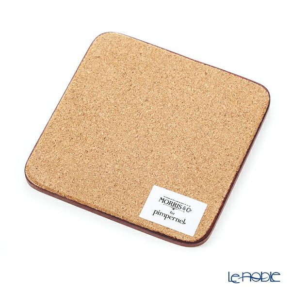 ピンパーネル ウィリアムモリス いちご泥棒 コースターセット ブルー 6枚