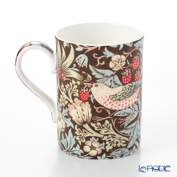 ロイヤル・ウースター ウィリアムモリス いちご泥棒 マグカップ 350ml チョコレート