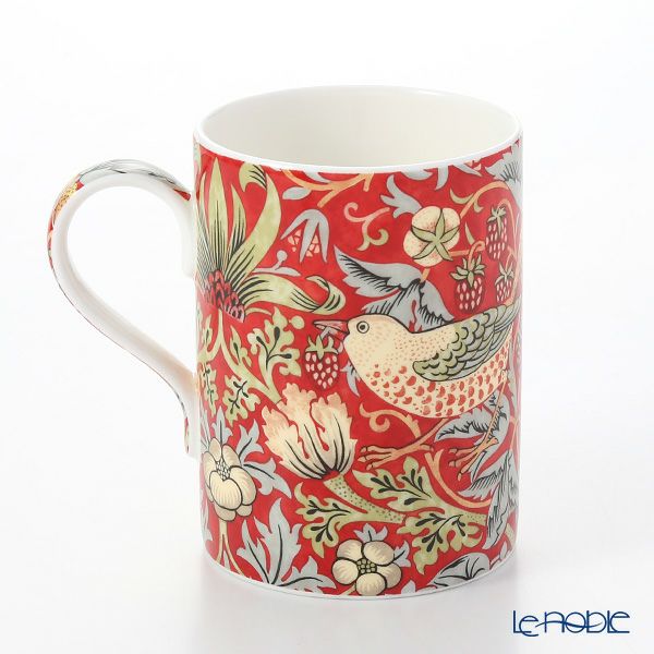 ロイヤル・ウースター ウィリアムモリス いちご泥棒 マグカップ 350ml クリムゾン